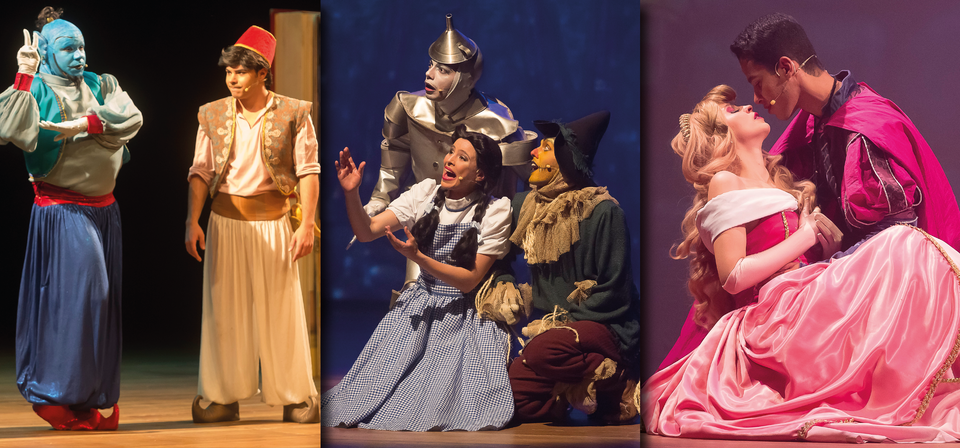 Os espetáculos 'Rainha da Neve', 'Aladim', 'Bela Adormecida', 'O Mágico de Oz' e 'O que você vai ser quando crescer' integram o festival que acontece no Teatro Santo Agostinho